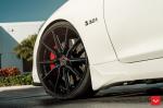 Infiniti Q50S 3.0t Pure White on Vossen Wheels (HF-3) 2019 года